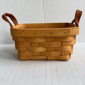Vintage Longaberger small rectangular basket liner